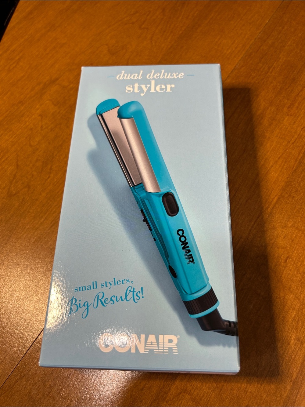 Con air Dual Deluxe Styler - Blue Mini Hair Straightener